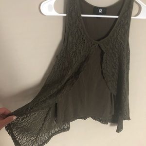 Cute olive colored summer tank